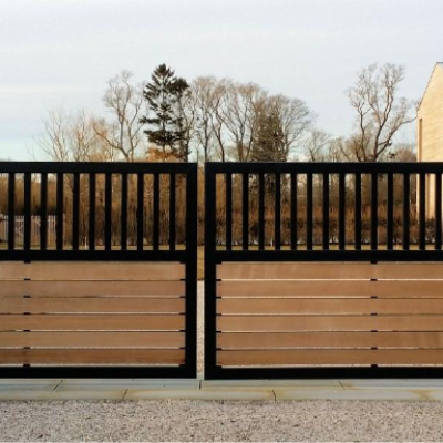 Custom Driveway Gates _ Walpole Outdoors